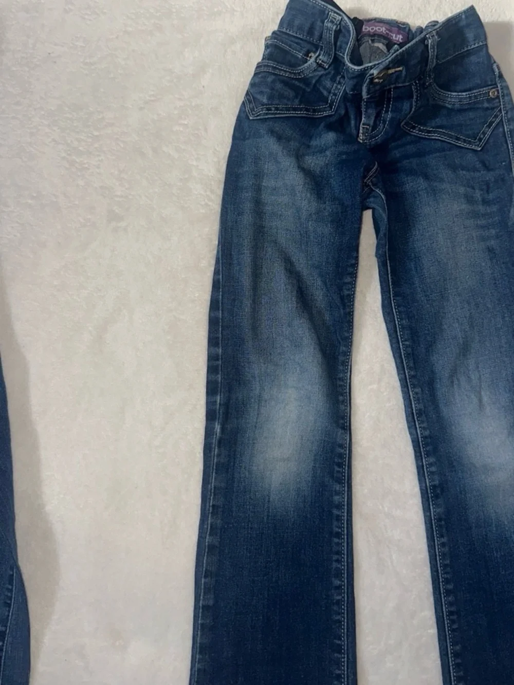 Old Navy Girls' Blue Denim Jeans Trio - Light to Dark Blue Washes